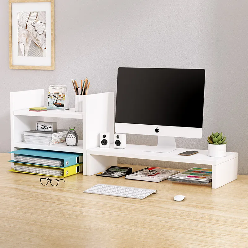 Monitor Riser Wood - Подставка для монитора с регулируемой высотой,