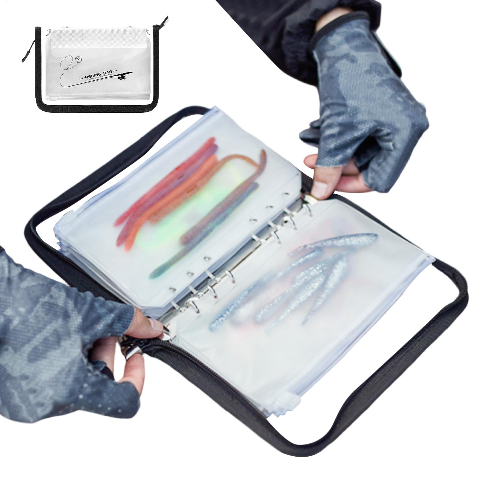 Ring Binder Box - Прозрачный ПВХ-органайзер для рыболовных приманок на