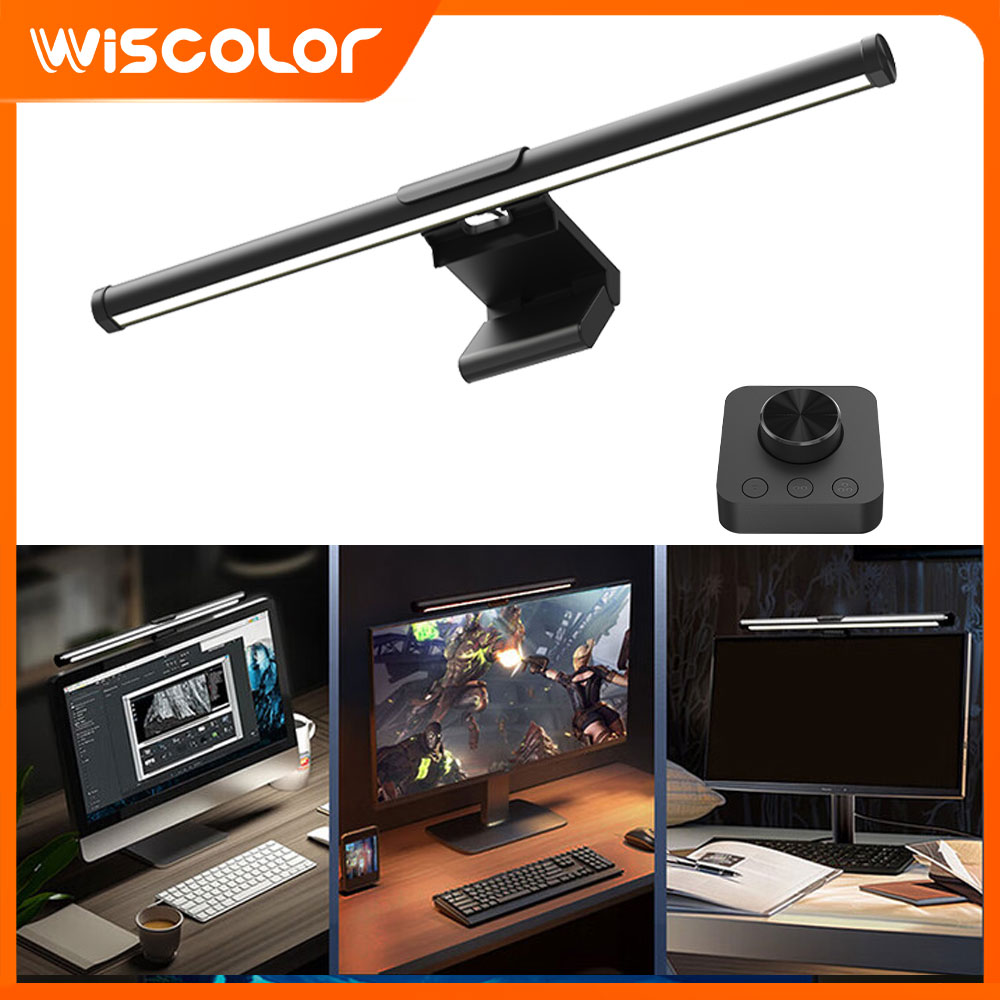 Desk Setup On Bed - Светодиодная лампа-монитор с регулировкой яркости, RGB-подсветка