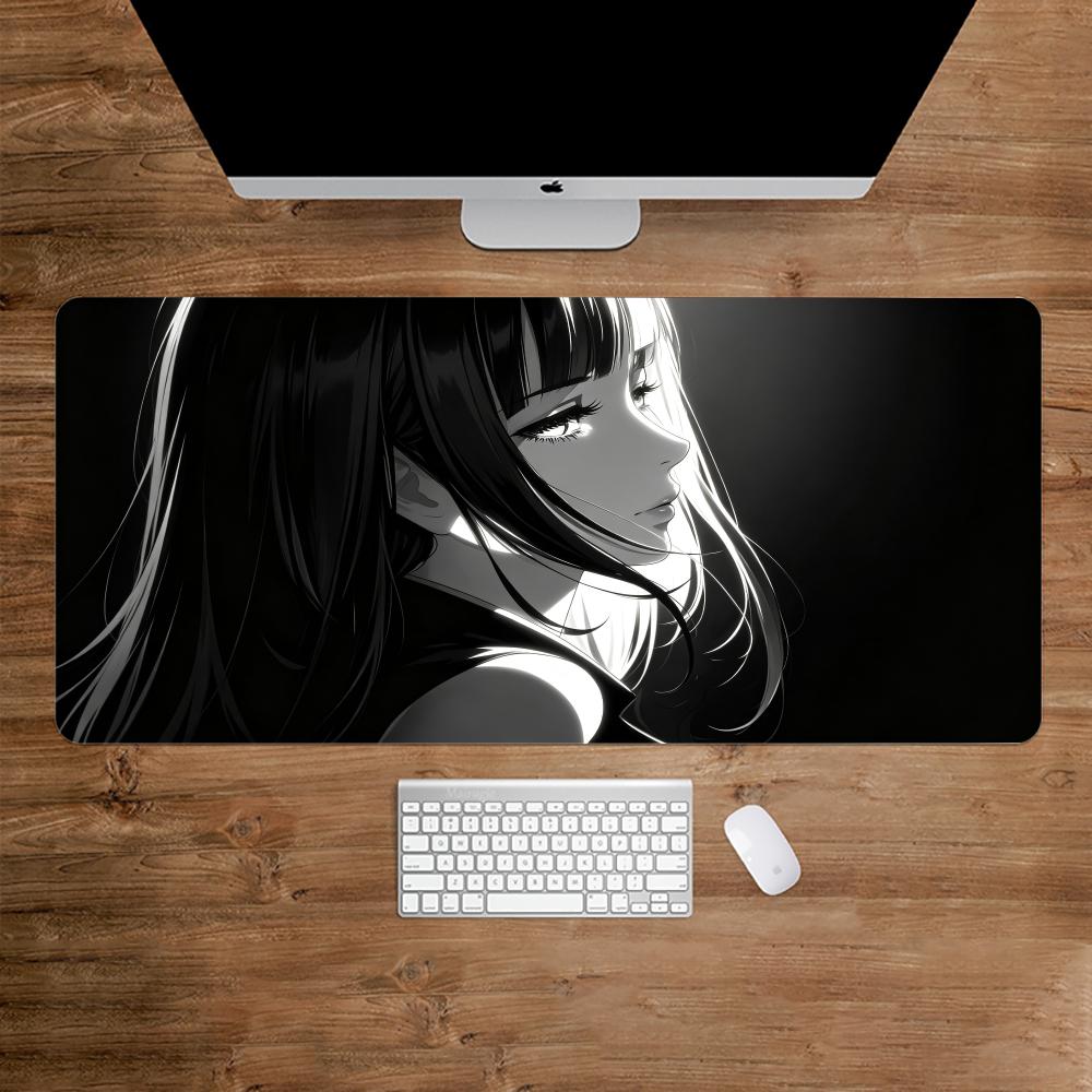 Desk Setup Gaming And Work - Коврик для мыши с изображением темной