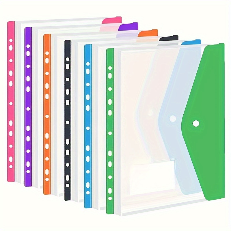 Ring Binder Box - Красочные пластиковые папки для файлов с