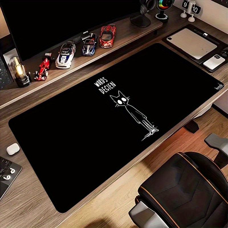 Desk Setup Gaming And Work - Забавный коврик для мыши с рисунком