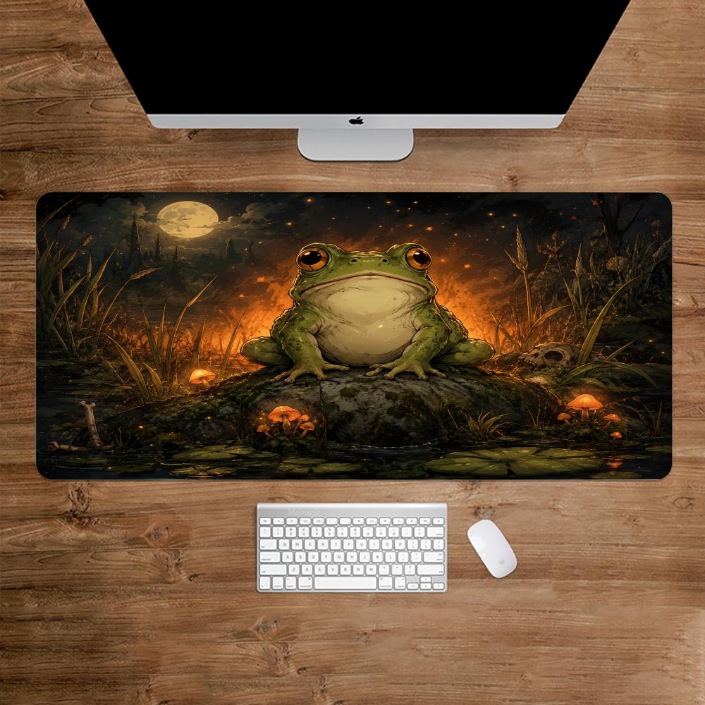 Desk Setup Gaming And Work - Коврик для мыши Enchanted Frog, аксессуары