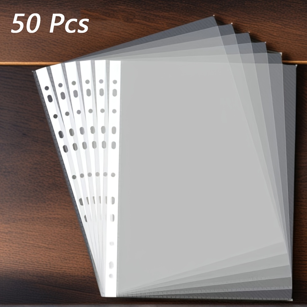 Ring Binder Box - 50 прозрачных пластиковых папок формата А4