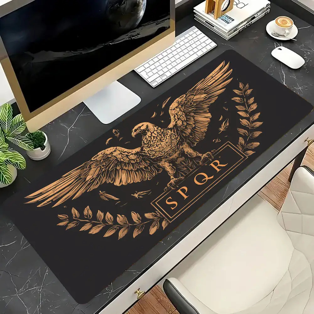 Desk Room Setup - Коричнево-черный коврик для стола, аксессуары для