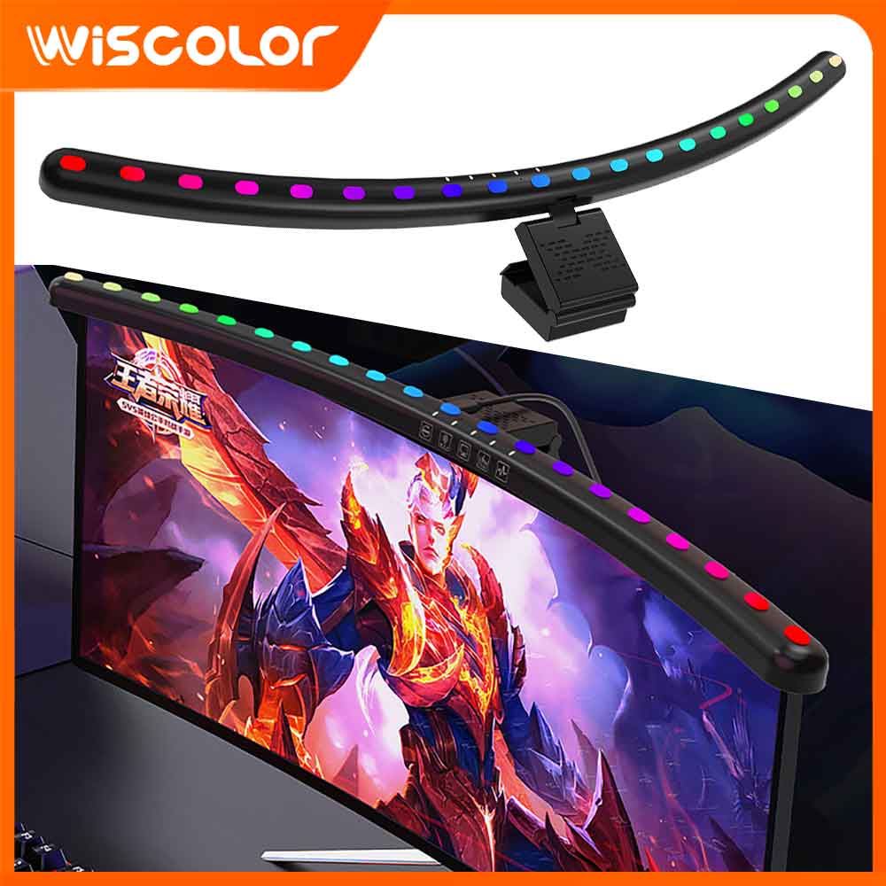 Светодиодная RGB-лампа для мон – обзор и цена Desk Room Setup