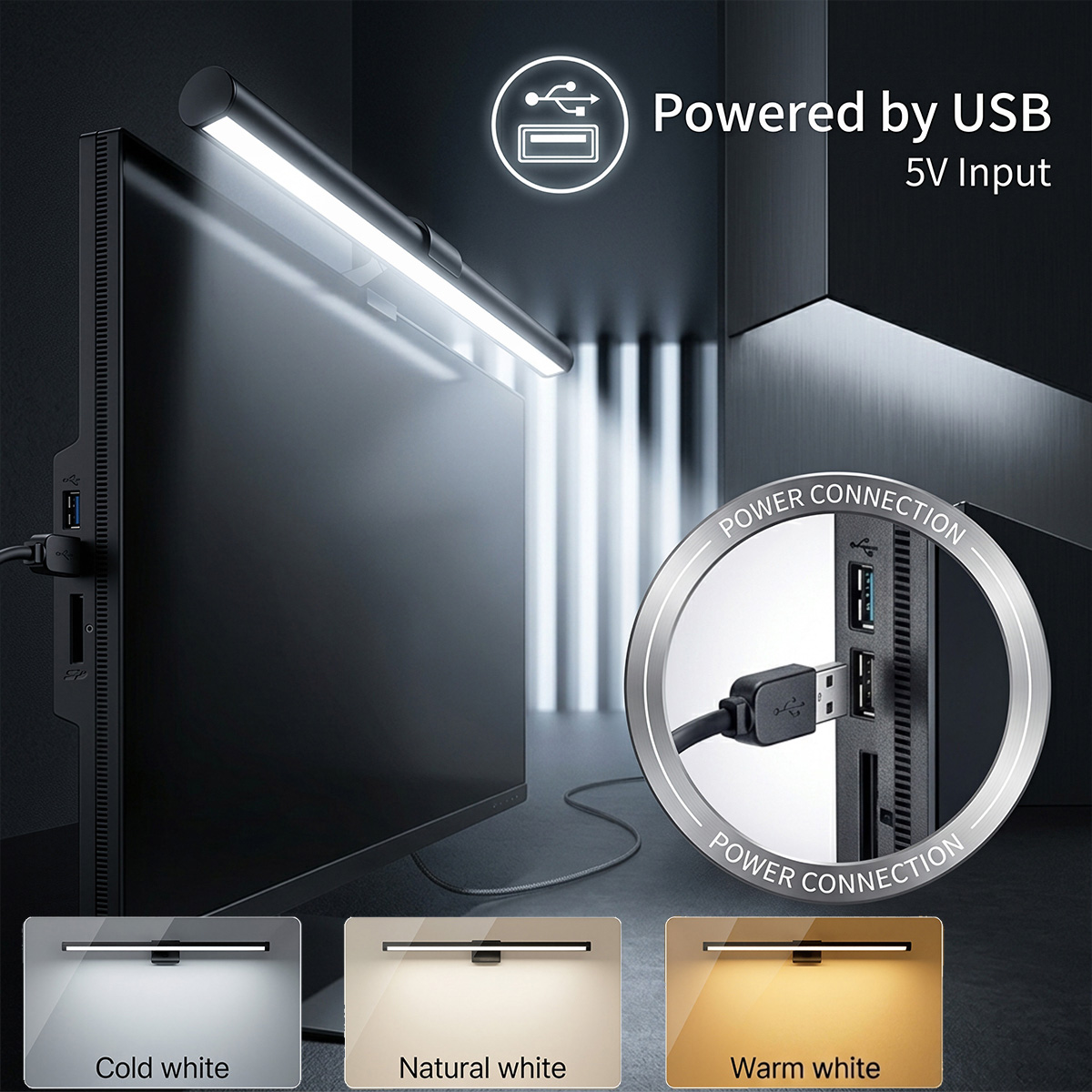 Светодиодная лампа для монитор – обзор и цена Led Desk Light Usb