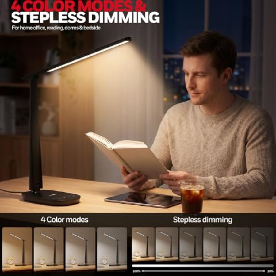 Светодиодная настольная лампа  – обзор и цена Led Desk Light Usb