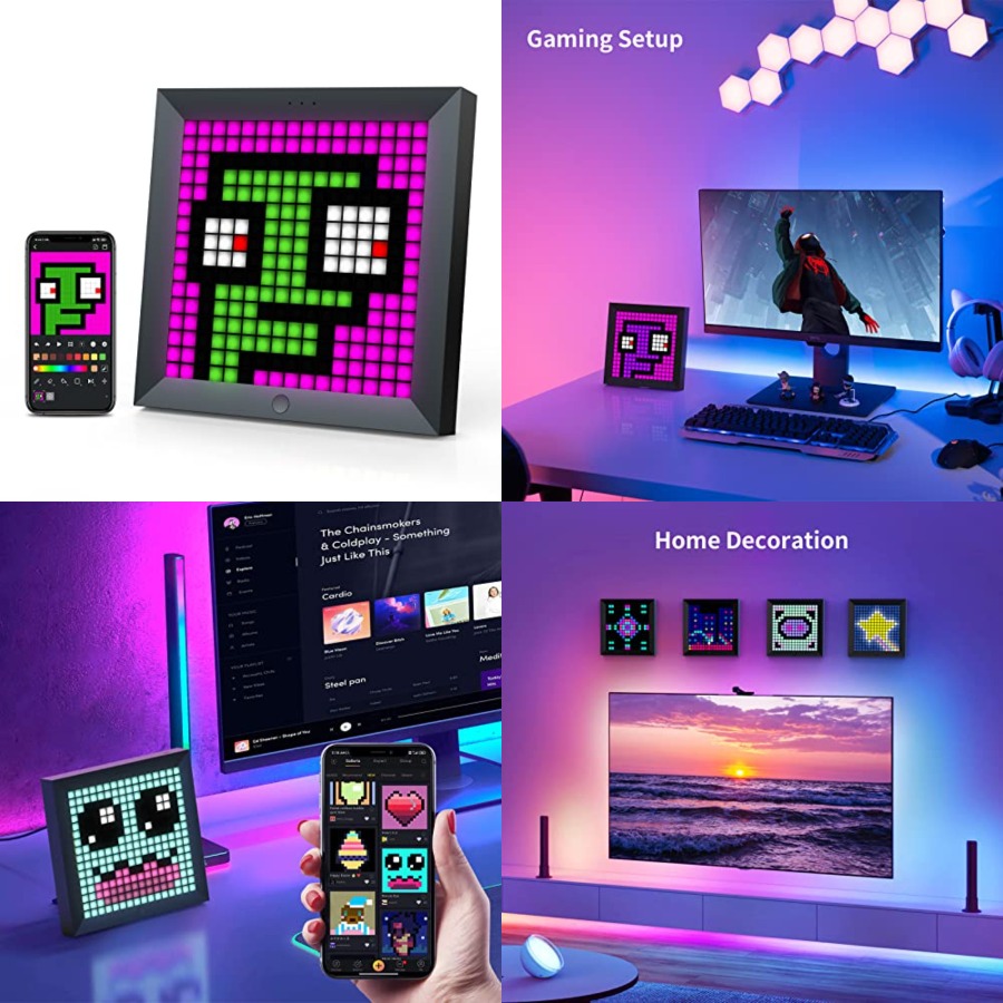 Светодиодная панель для пиксел – обзор и цена Desk Setup For Gaming