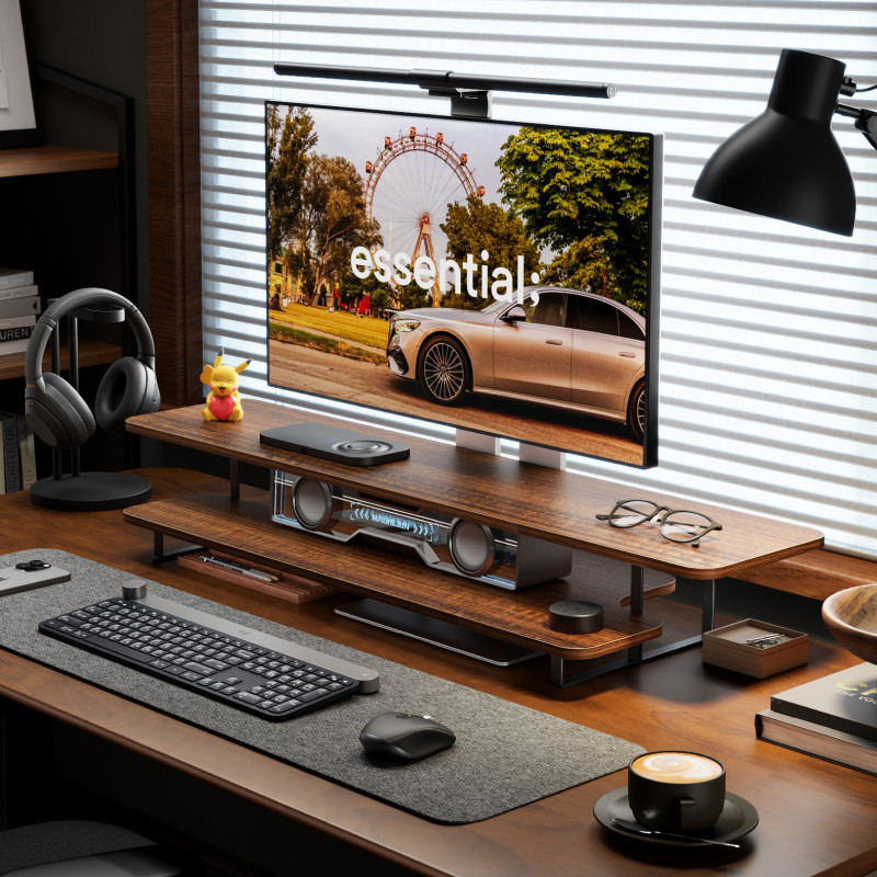 Подставка для монитора из масс – обзор и цена Desk Setup For Laptop And Monitor