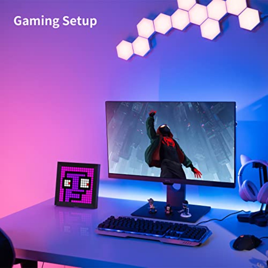 Светодиодная панель для пиксел – обзор и цена Desk Setup Tv