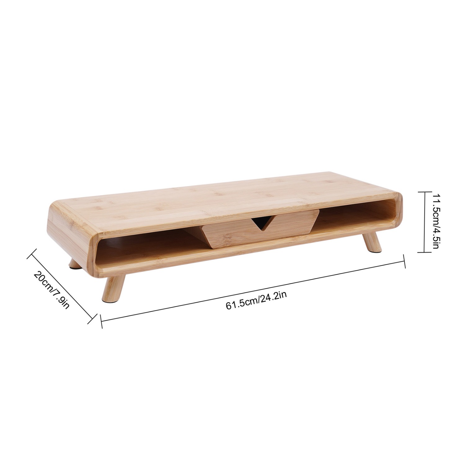Подставка для монитора из бамб – обзор и цена Monitor Riser Wood