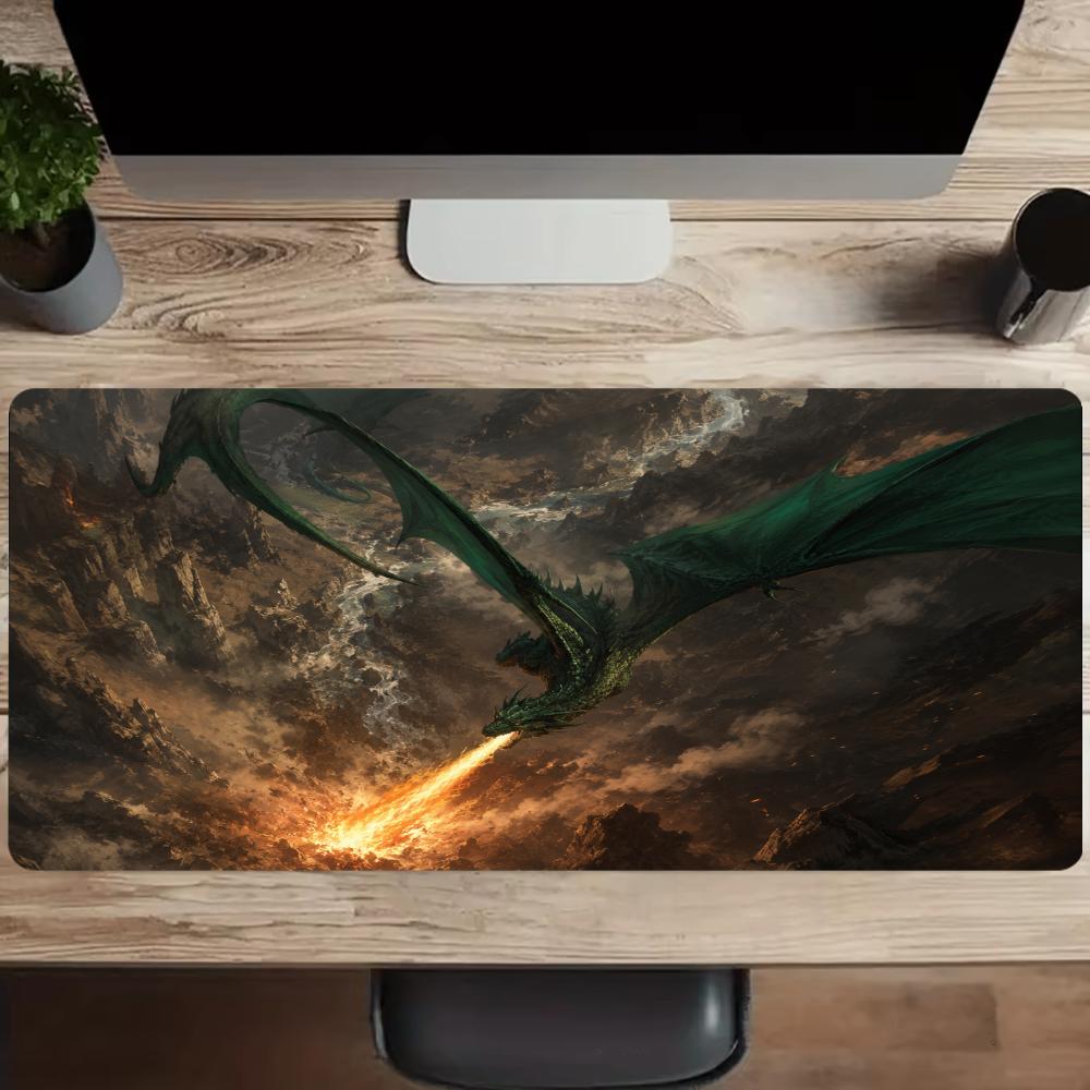 Коврик для мыши «Огненный драк – обзор и цена Desk Setup Gaming And Work