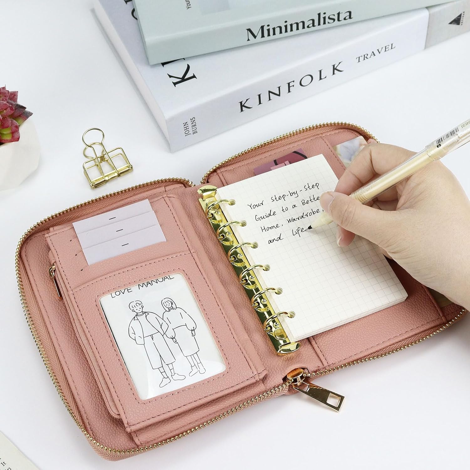 Кожаный бюджетный переплет A7, – обзор и цена Ring Binder Box
