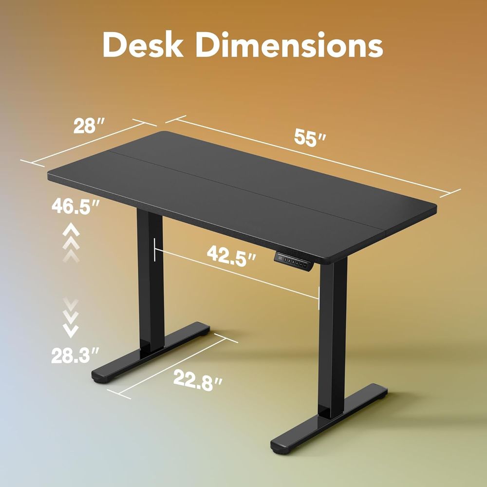 Электрический регулируемый по  – обзор и цена Work Desk Home Setup