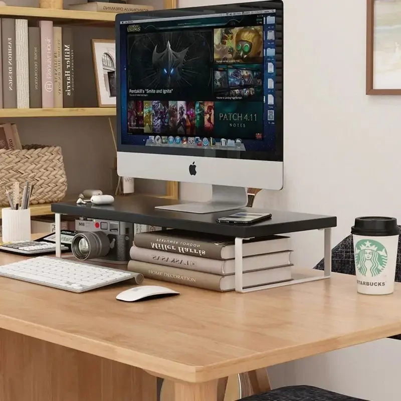 Креативная подставка для монит – обзор и цена Monitor Riser Wood