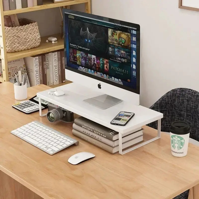 Креативная подставка для монит – обзор и цена Monitor Riser Wood