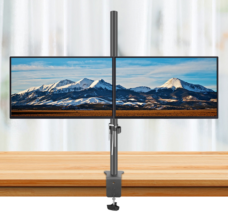 Кронштейн для двух мониторов ( – обзор и цена Dual Monitor Desk Setup