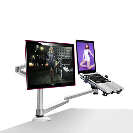 Держатель для мониторов Hyvarw – обзор и цена Dual Monitor Desk Setup