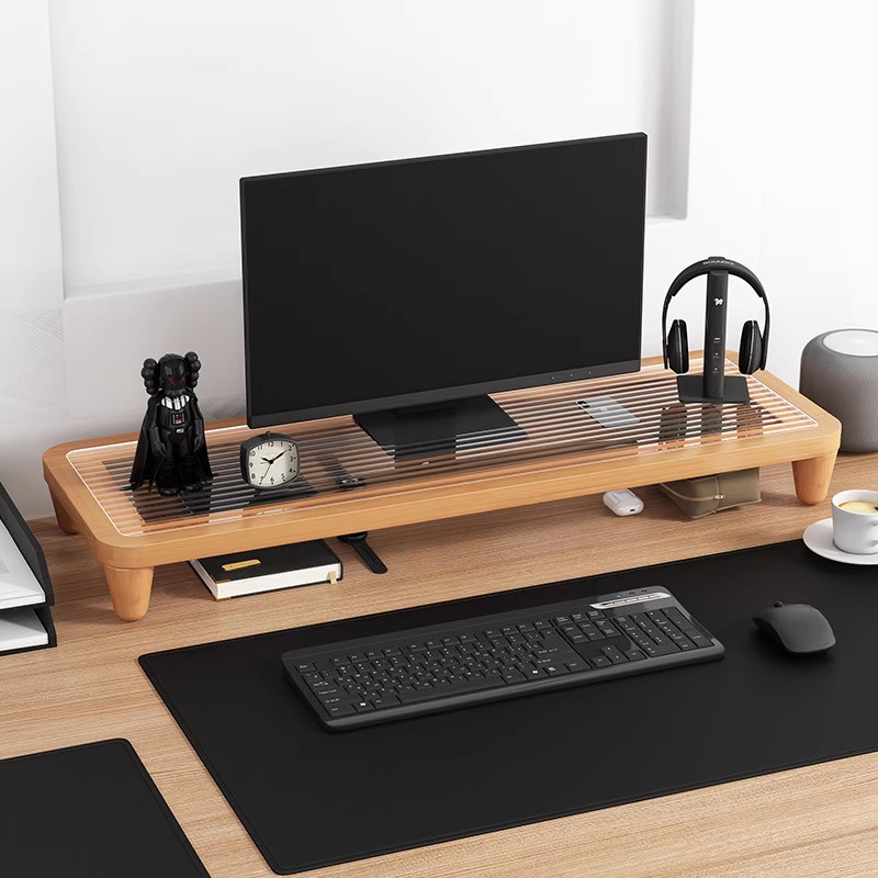 Подставка для монитора с бамбу – обзор и цена Monitor Riser Wood