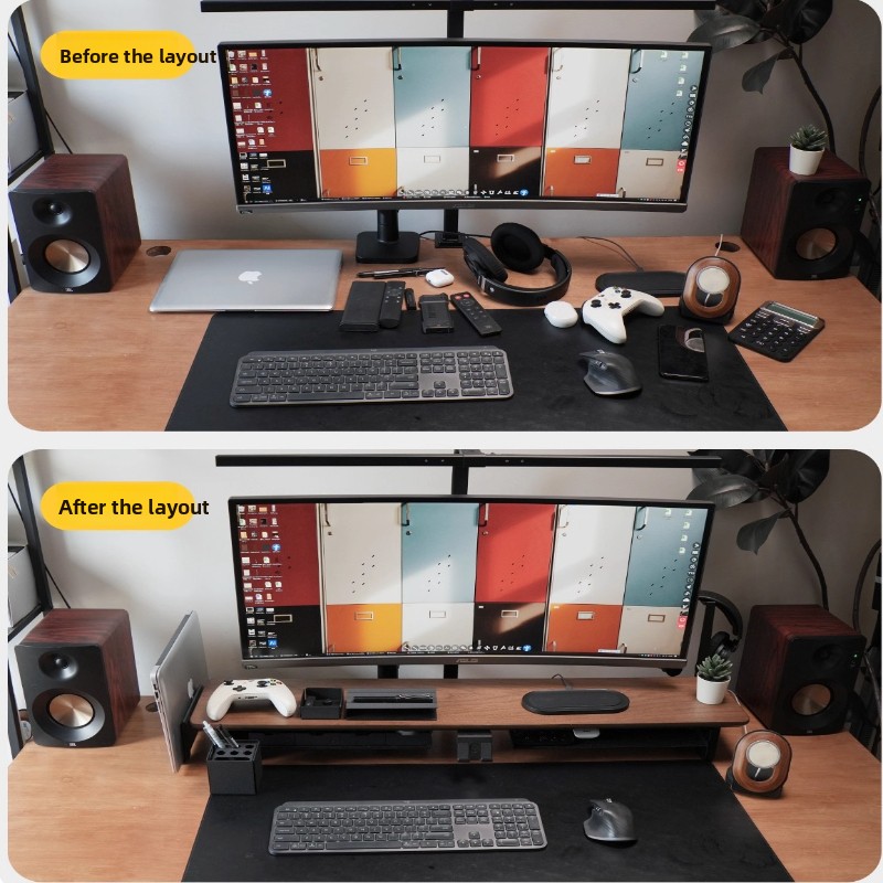 Модульный монитор Z3 Pro, наст – обзор и цена Monitor Riser Wood