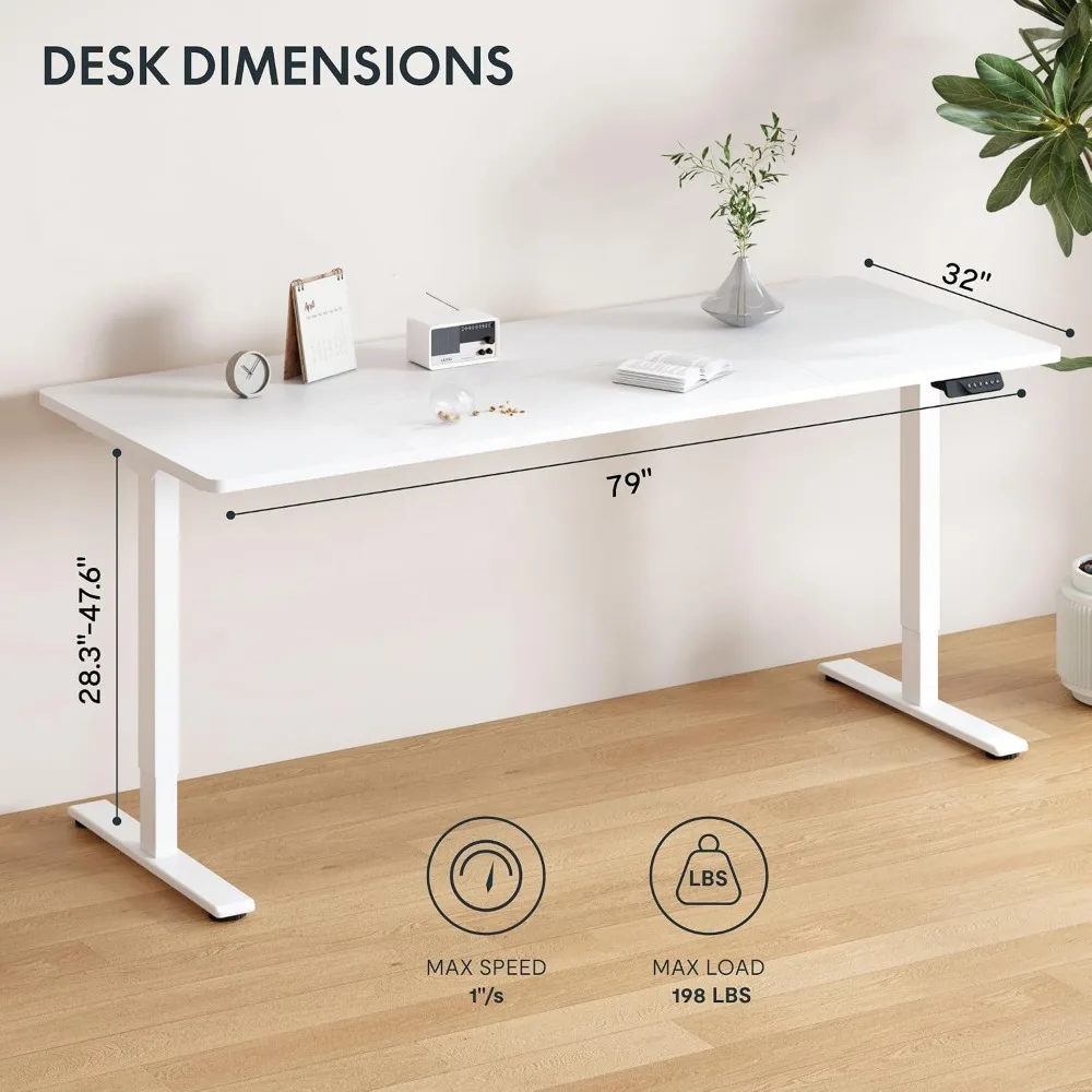 Электрический регулируемый по  – обзор и цена Dual Monitor Desk Setup