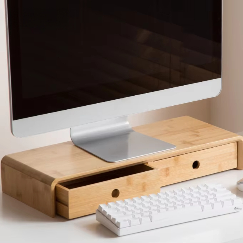 Бамбуковый монитор для ноутбук – обзор и цена Desk Room Setup