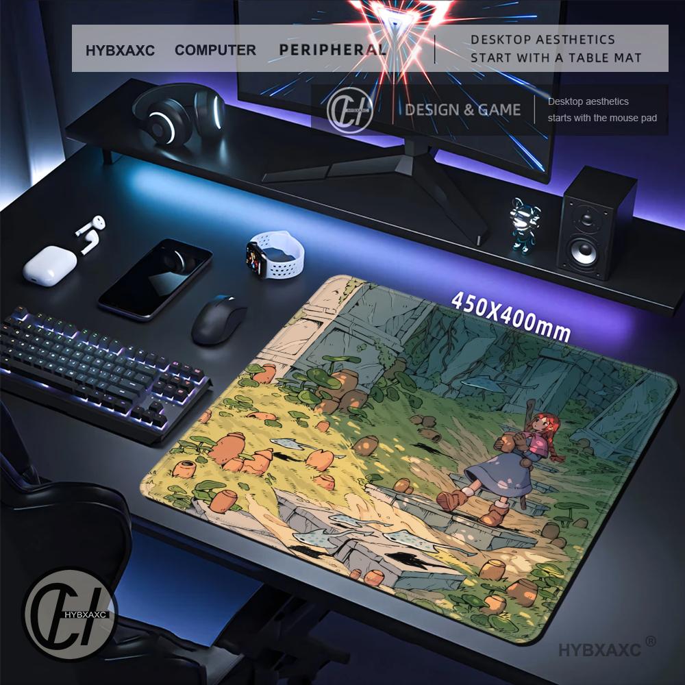 Коврик для мыши HYBXAXC Anime  – обзор и цена Desk Setup Gaming And Work